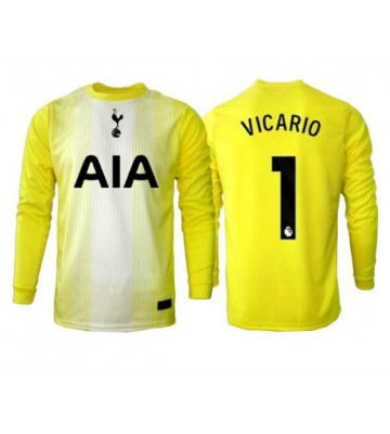 Tottenham Hotspur Guglielmo Vicario #1 Portiere Terza Maglia 2025-26 Manica Lunga